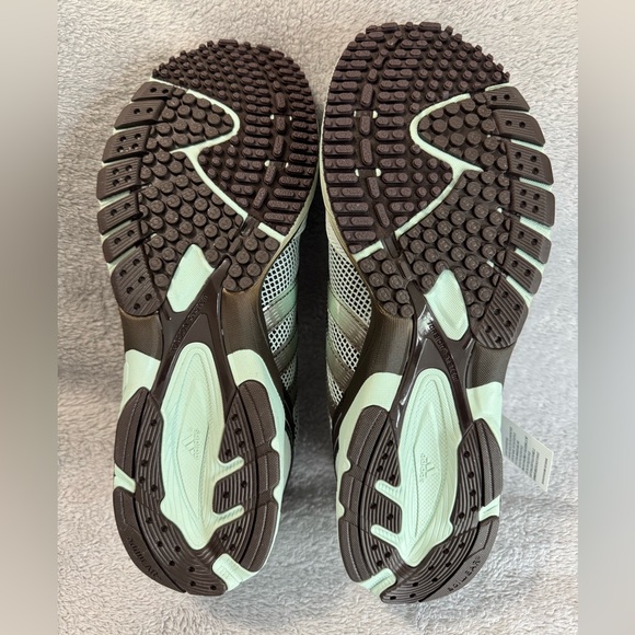 Adidas Women’s Adizero Adios OG Dark Brown Ash Green Sneaker Size 9 - Picture 6 of 9